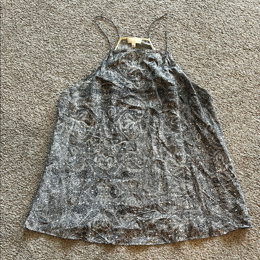 Wilfred Silver Asymmetrical Camisole Top